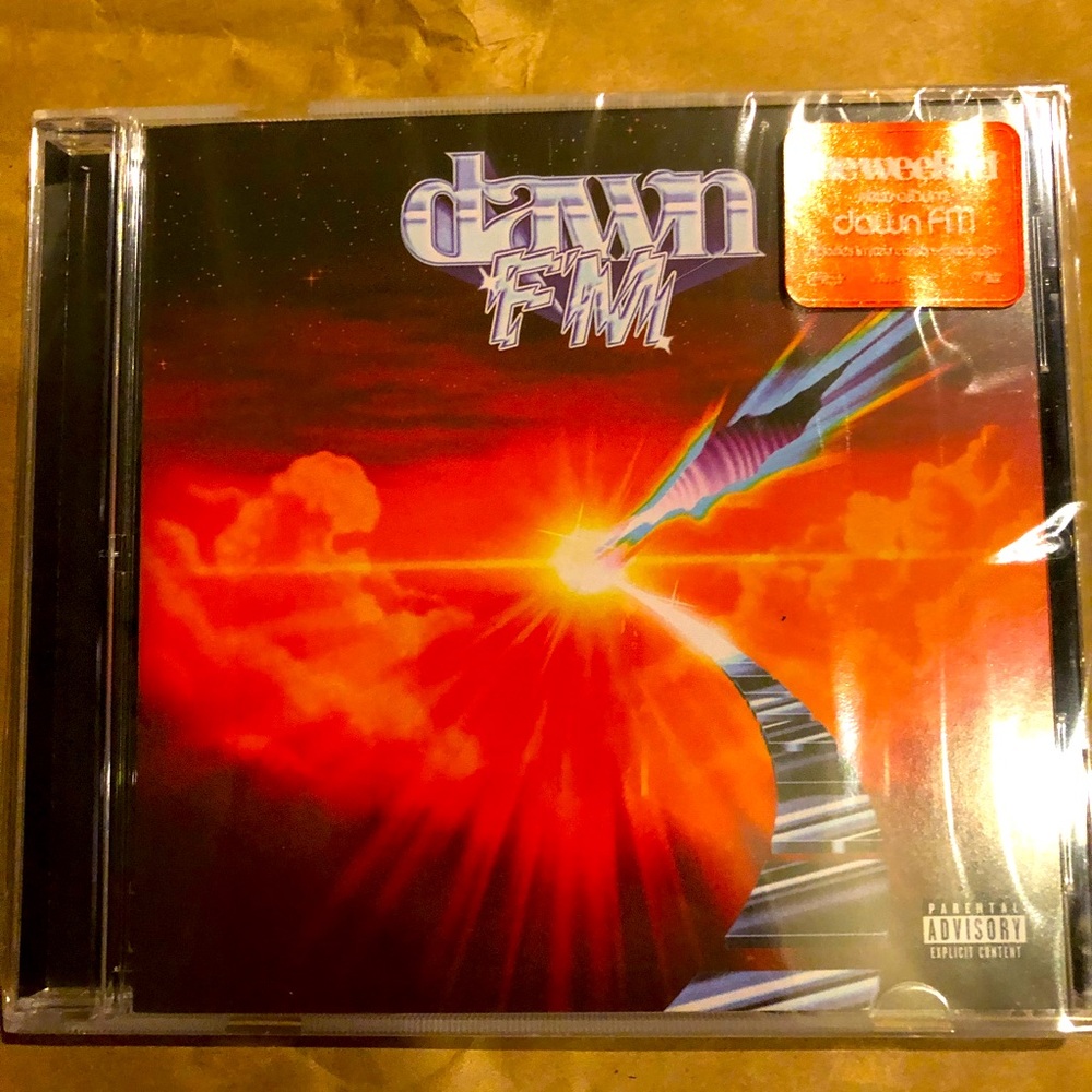 The Weeknd autographed variant cover Dawn FM cd